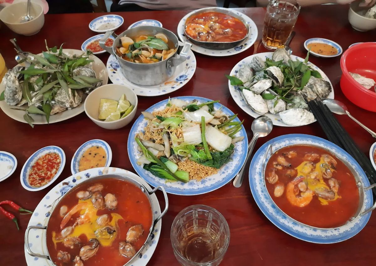 Hàu né Tâm Nguyễn - quán hải sản Vũng Tàu ngon 