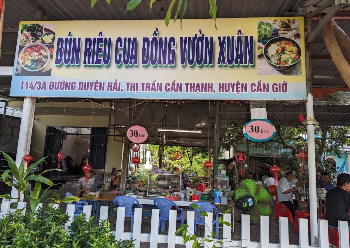 Quán bún riêu cua đồng Vườn Xuân
