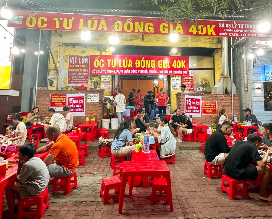 Quán ốc Vũng Tàu Tư Lúa