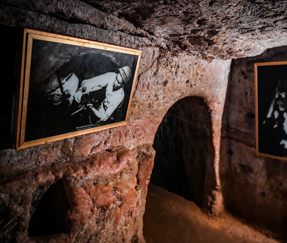 visiting Vinh Moc Tunnels