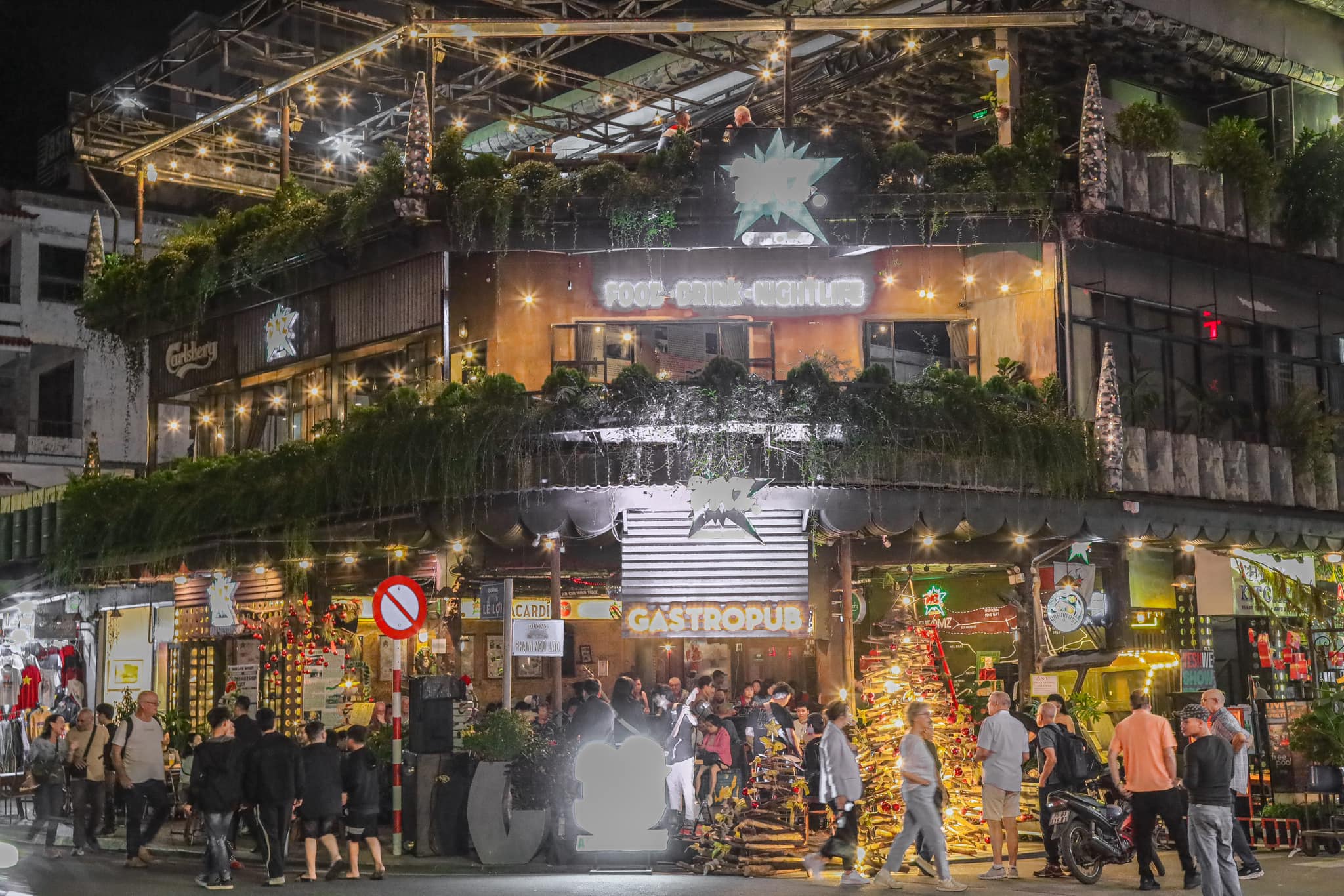 DMZ Gastropub is famous for its unique military-themed décor