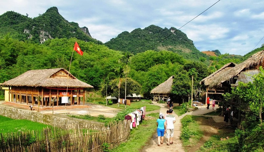 Mai Chau Lac Village in Mai Chau Vietnam