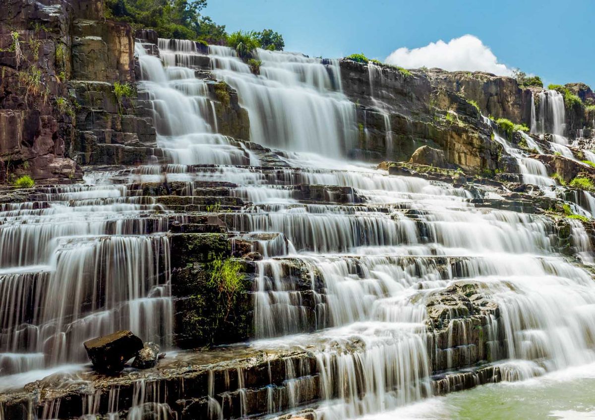 Trekking to Pongour Waterfall