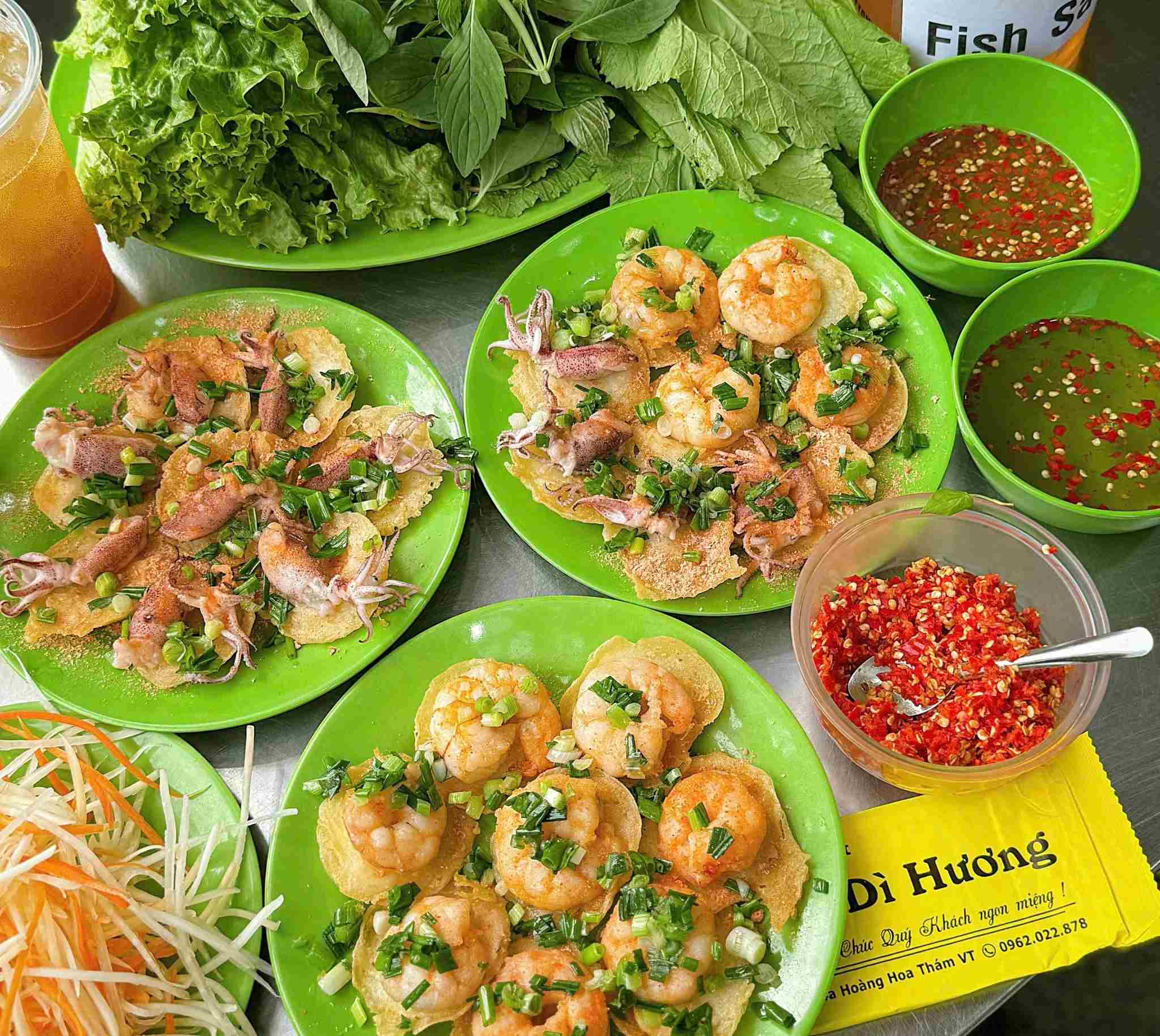 ăn sáng Vũng Tàu Bánh khọt Dì Hương