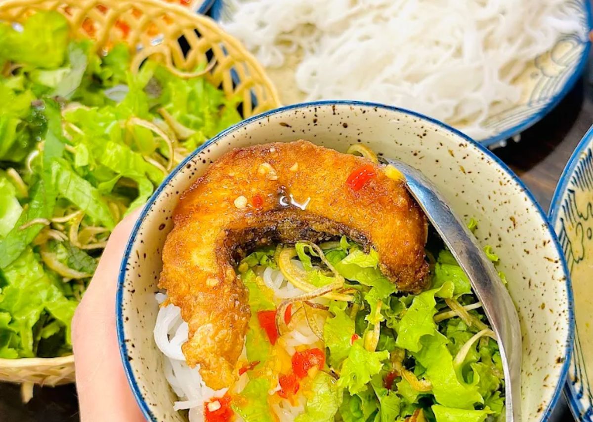 Bún cá chấm Vũng Tàu dì Huyền