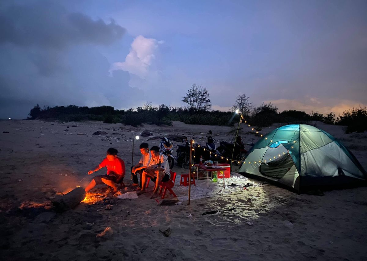Cắm trại ở Vũng Tàu