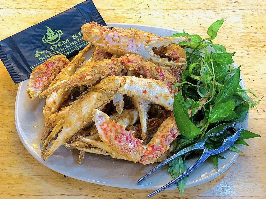 Càng ghẹ rang muối 