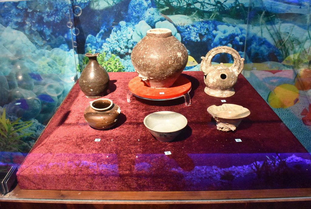 Gian trưng bày cổ vật được trục vớt từ biển Vũng Tàu