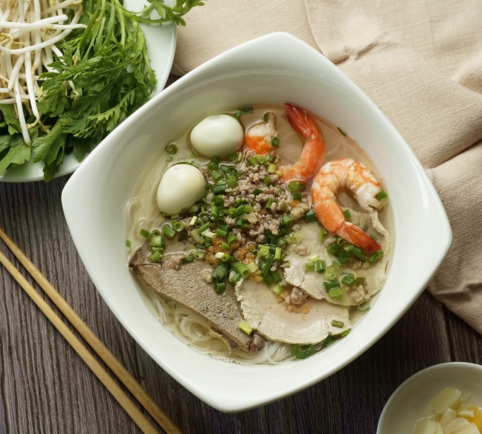 Breakfast in Da Lat Hu tieu Da Lat