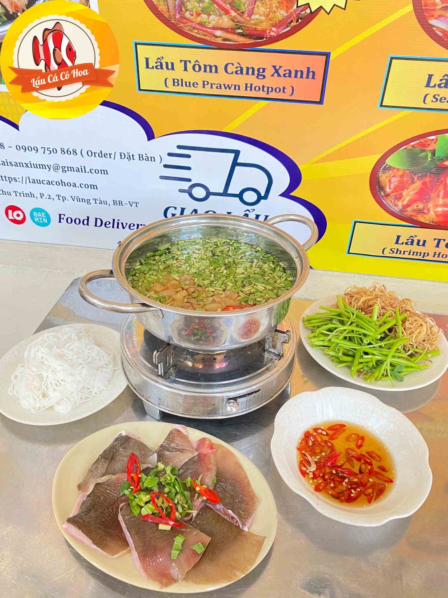 Lẩu cá đuối Cô Hoa Vũng Tàu