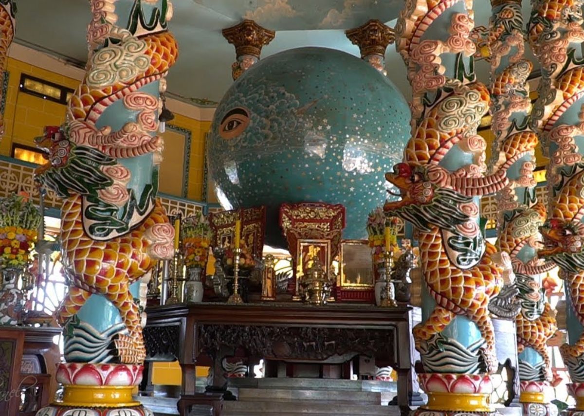 Thiên Nhãn bên trong Tòa Thánh Tây Ninh