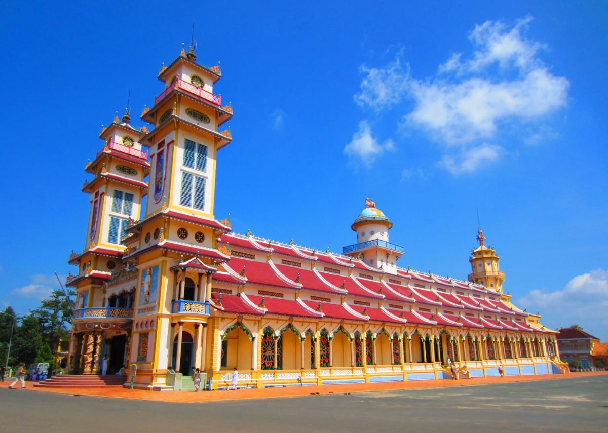 Tòa Thánh Tây Ninh sau khi hoàn thành