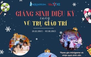 Đón Giáng sinh diệu kỳ cùng vũ trụ giáo trí