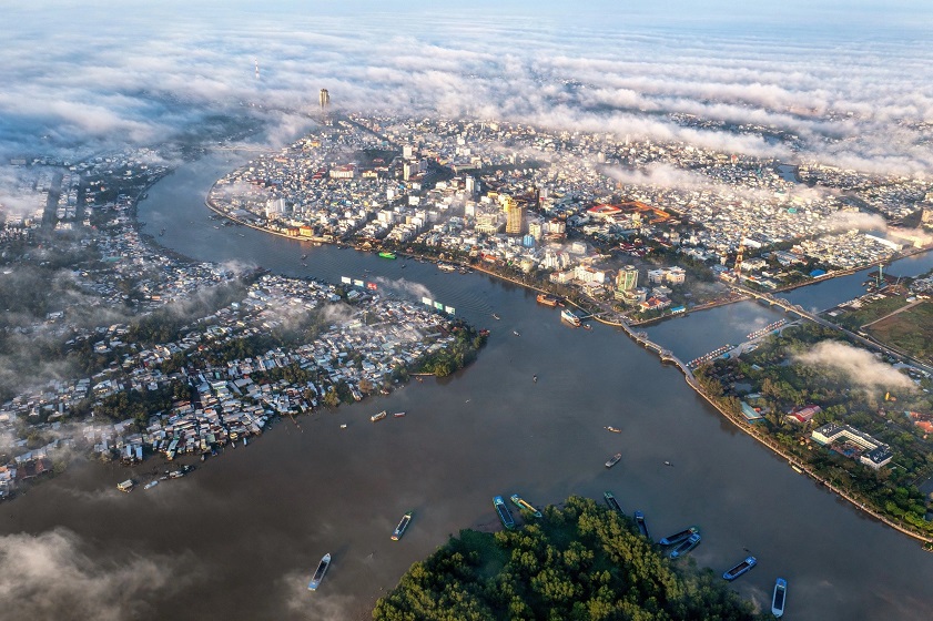 Can Tho greets tourists with a charming beauty