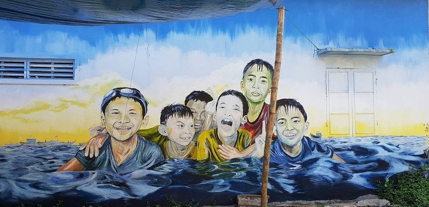 Hai Son Mural Village in mai chau