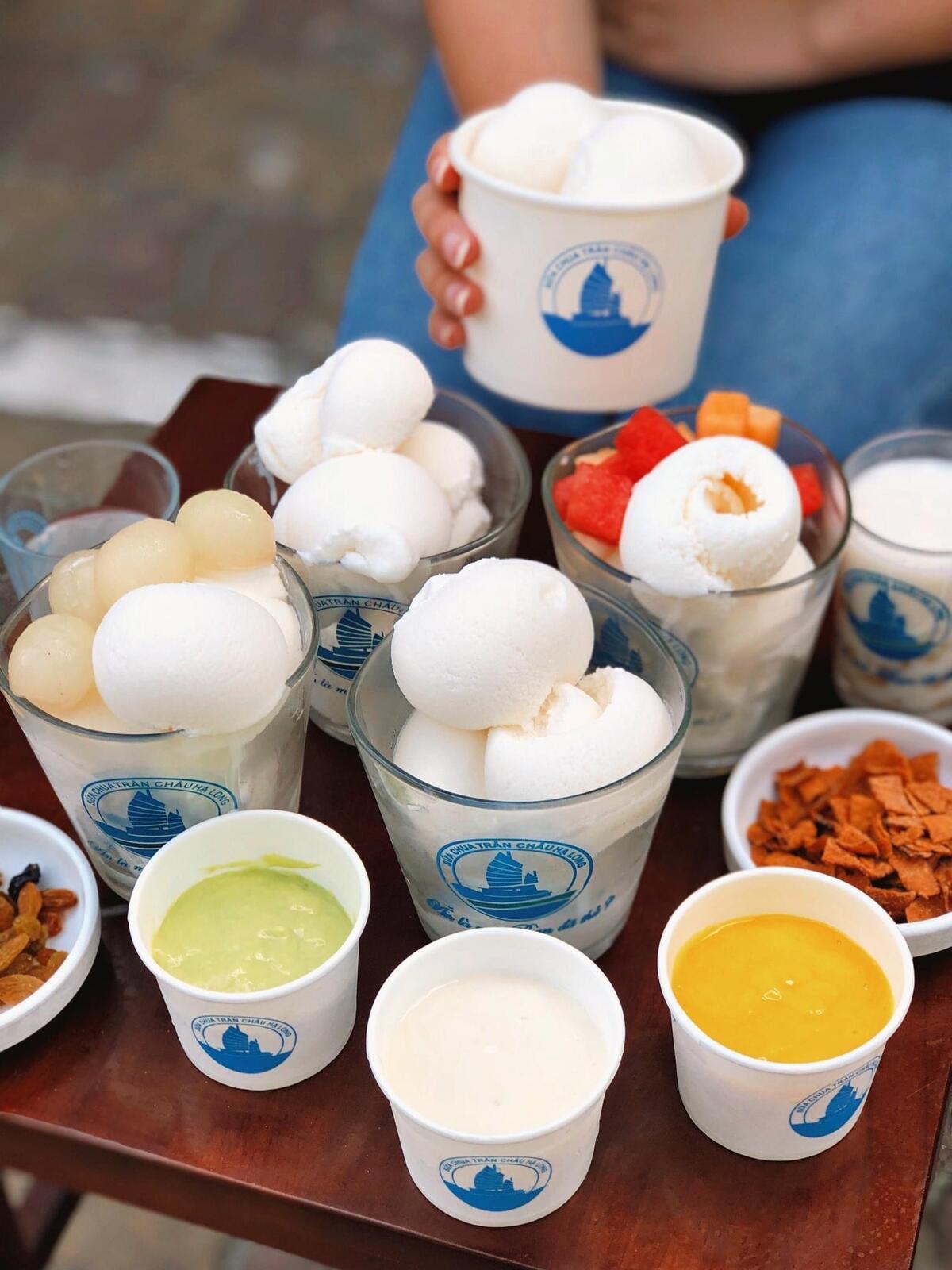 Locals and tourists alike are obsessed with Ha Long pearl yogurt