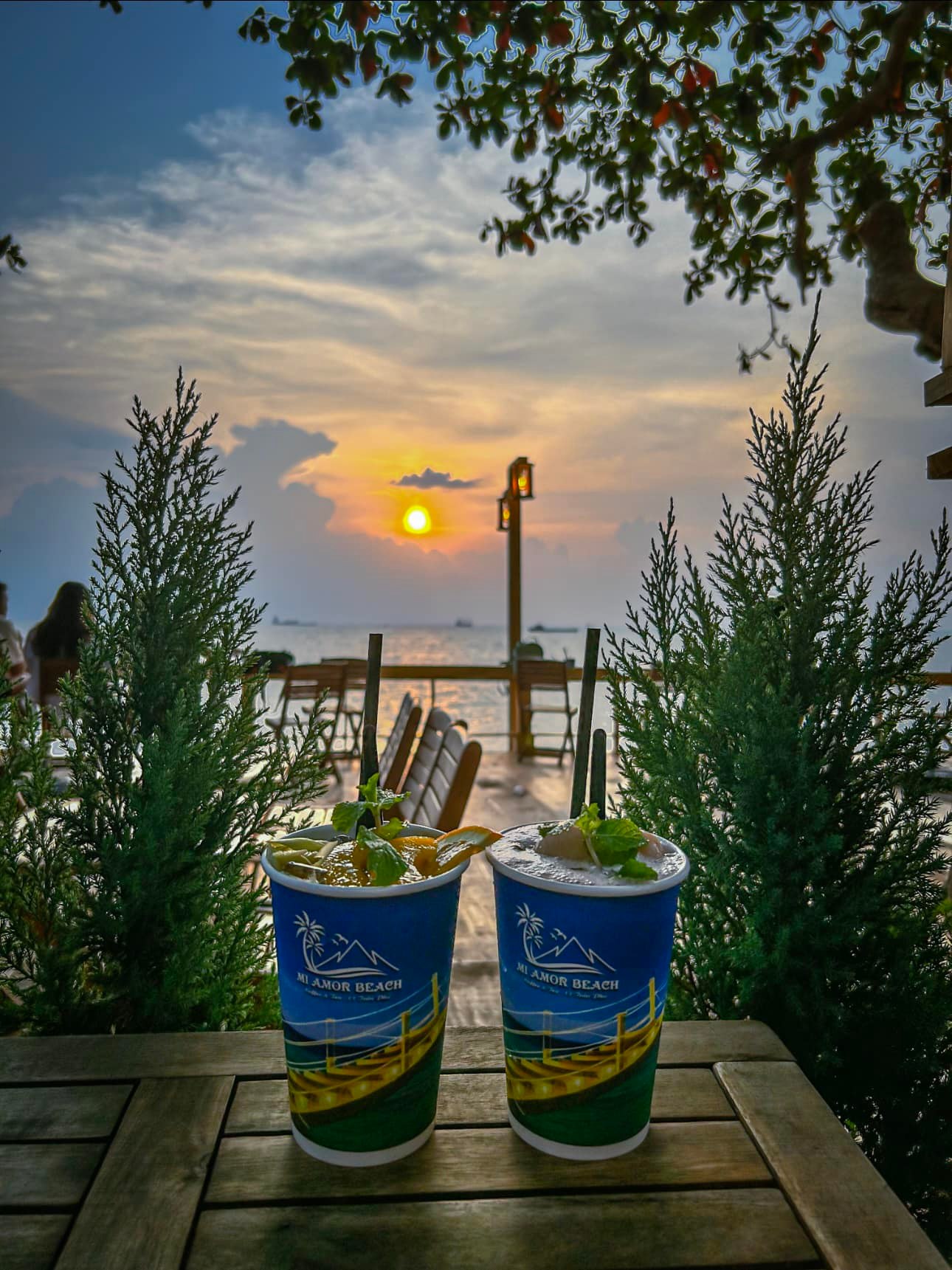 Mi Amor Beach cafe in Vung Tau in well loved for its decoration