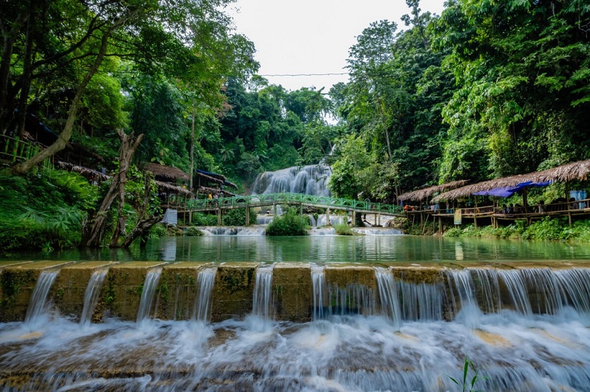 Mu Waterfall blends natural beauty with local culture