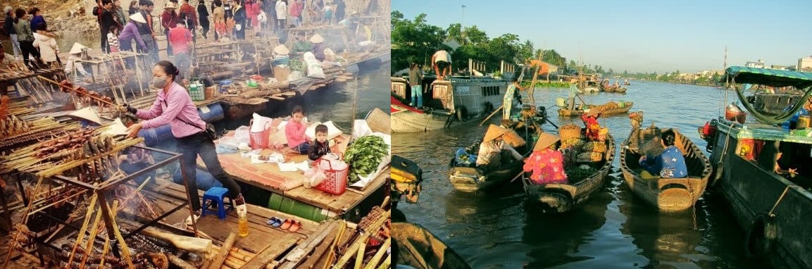 Thac Bo Floating Market