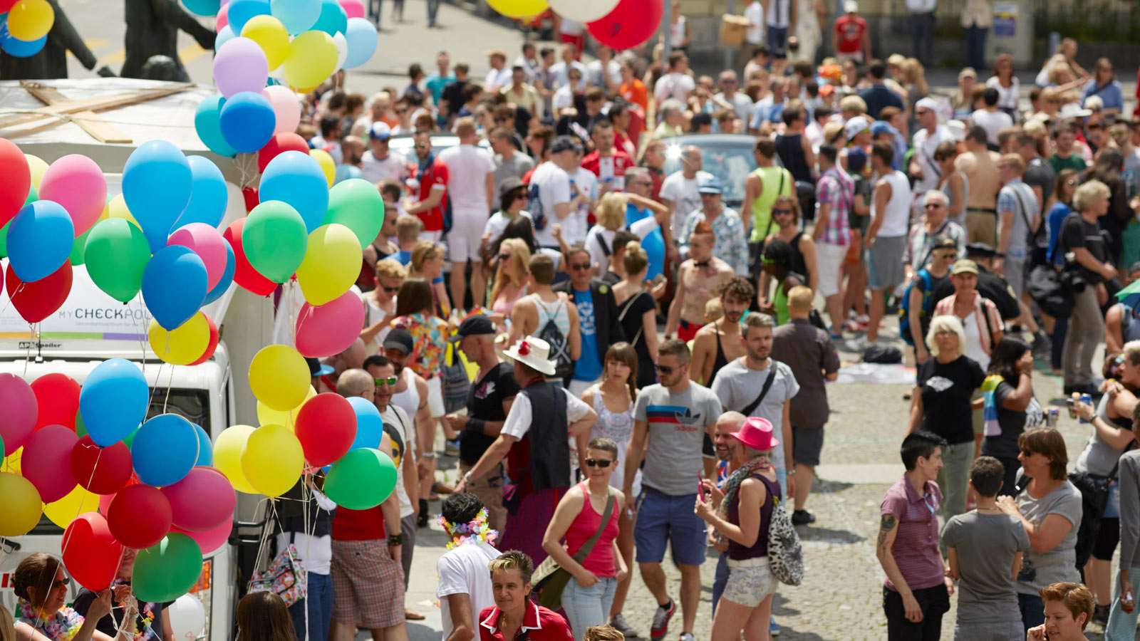 Best countries to visit in June from India Zurich Pride Festival in Switzerland