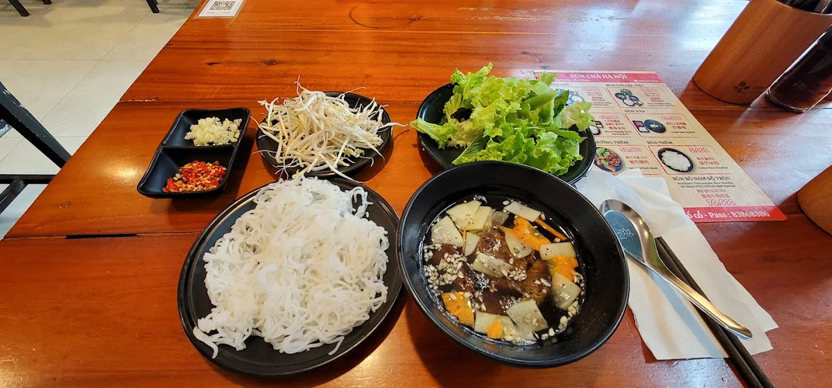 bún chả Hà Nội tại Nha Trang