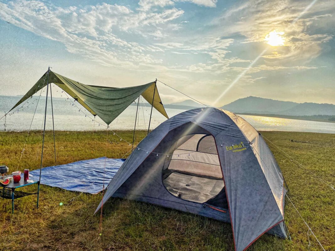 Du lịch Tây Ninh cắm trại hồ Dầu Tiếng