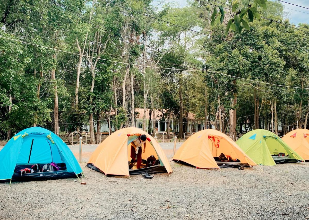 Rừng Chàng Riệc Cắm trại tại rừng chiến khu Tây Ninh