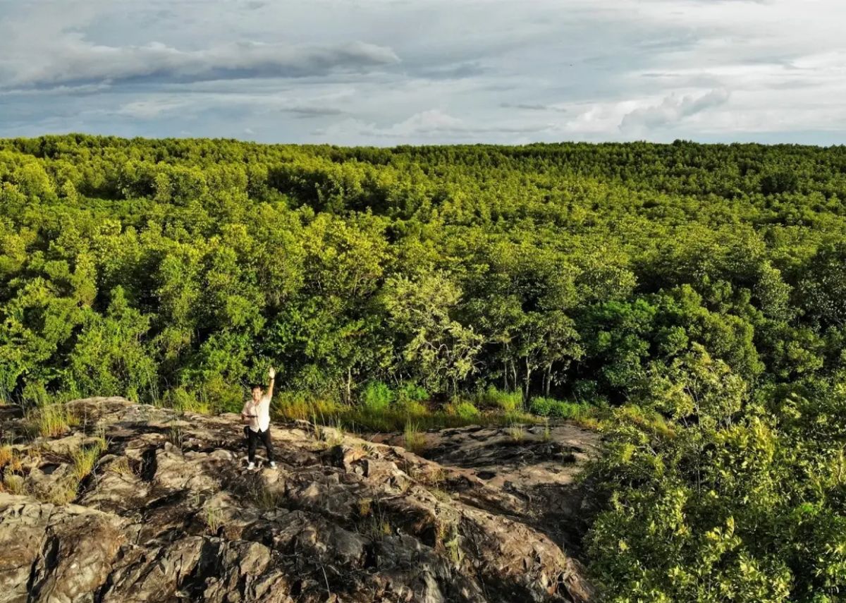 Check in núi Giồng Chùa