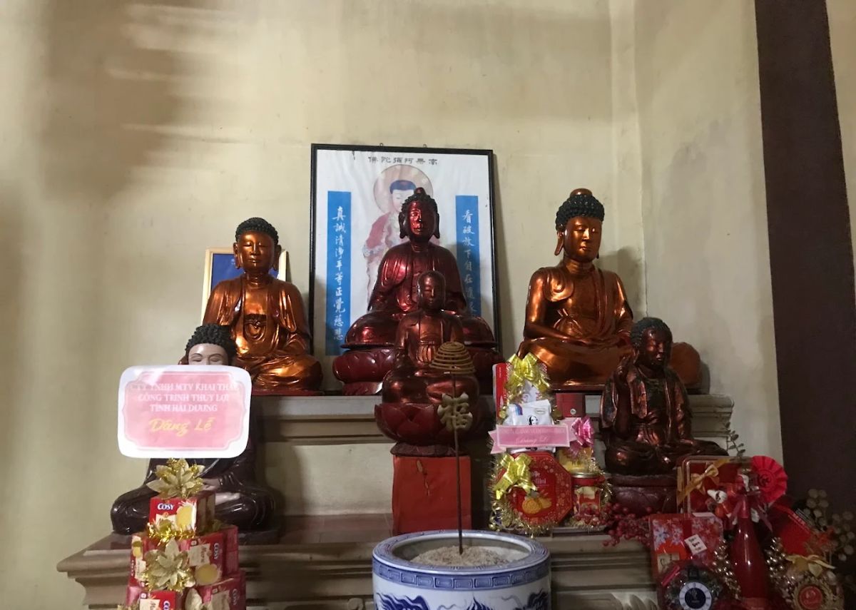 Chùa Nhẫm Dương Hệ thống tượng Phật tại chùa Nhẫm Dương