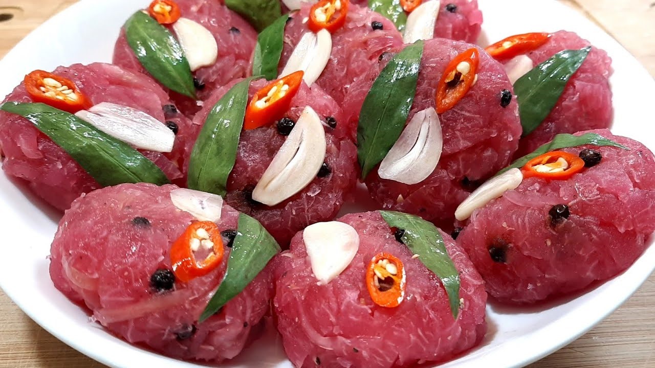 Món ăn ngon Tây Ninh nem bưởi