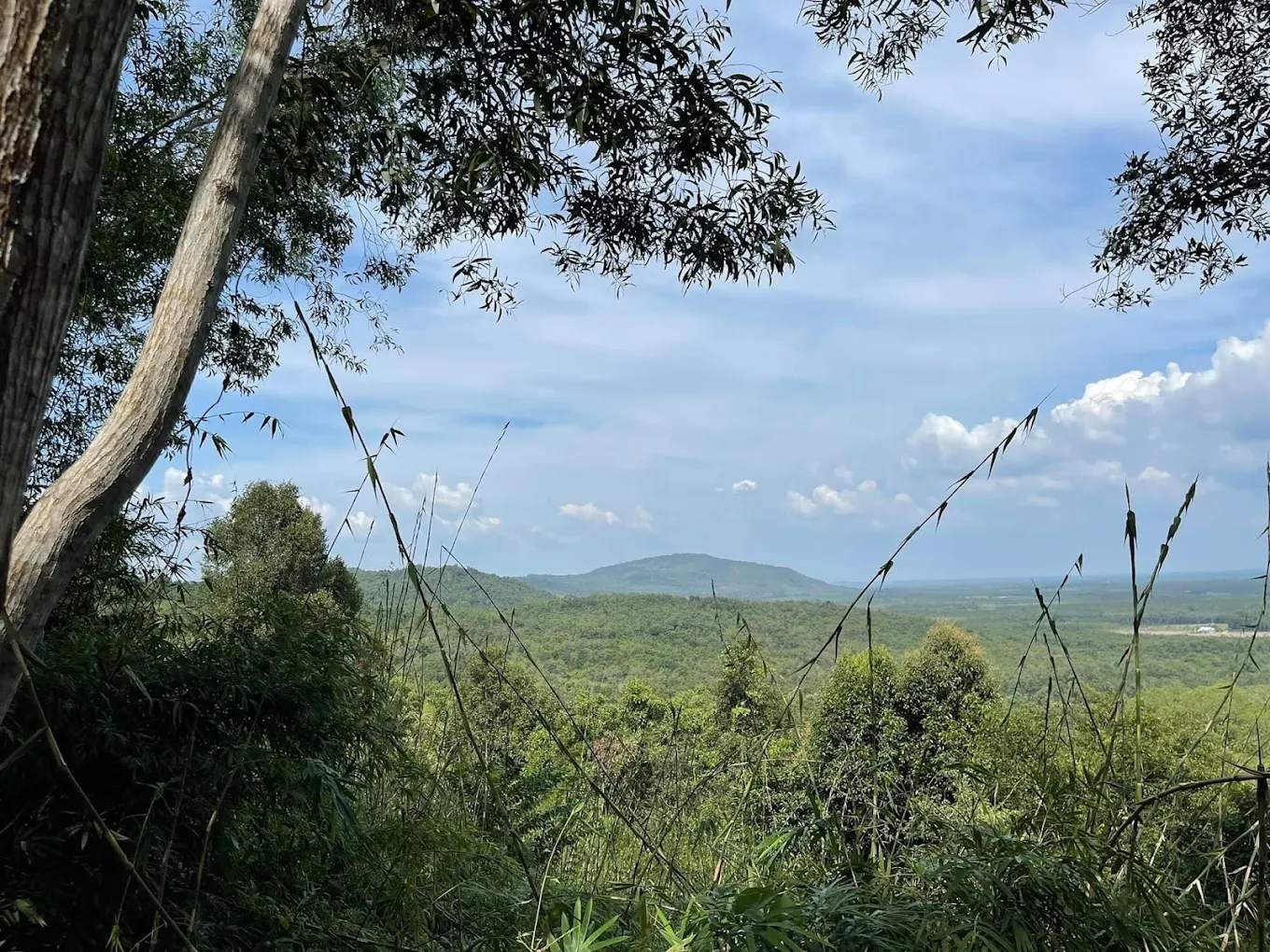 Ngắm cảnh trên núi Cậu Tây Ninh