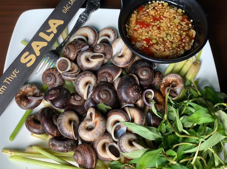 Ốc núi Tây Ninh nhà hàng Sala
