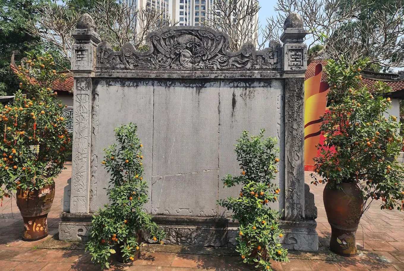 Văn Miếu Bắc Ninh Bia bình phong Văn Miếu Bắc Ninh