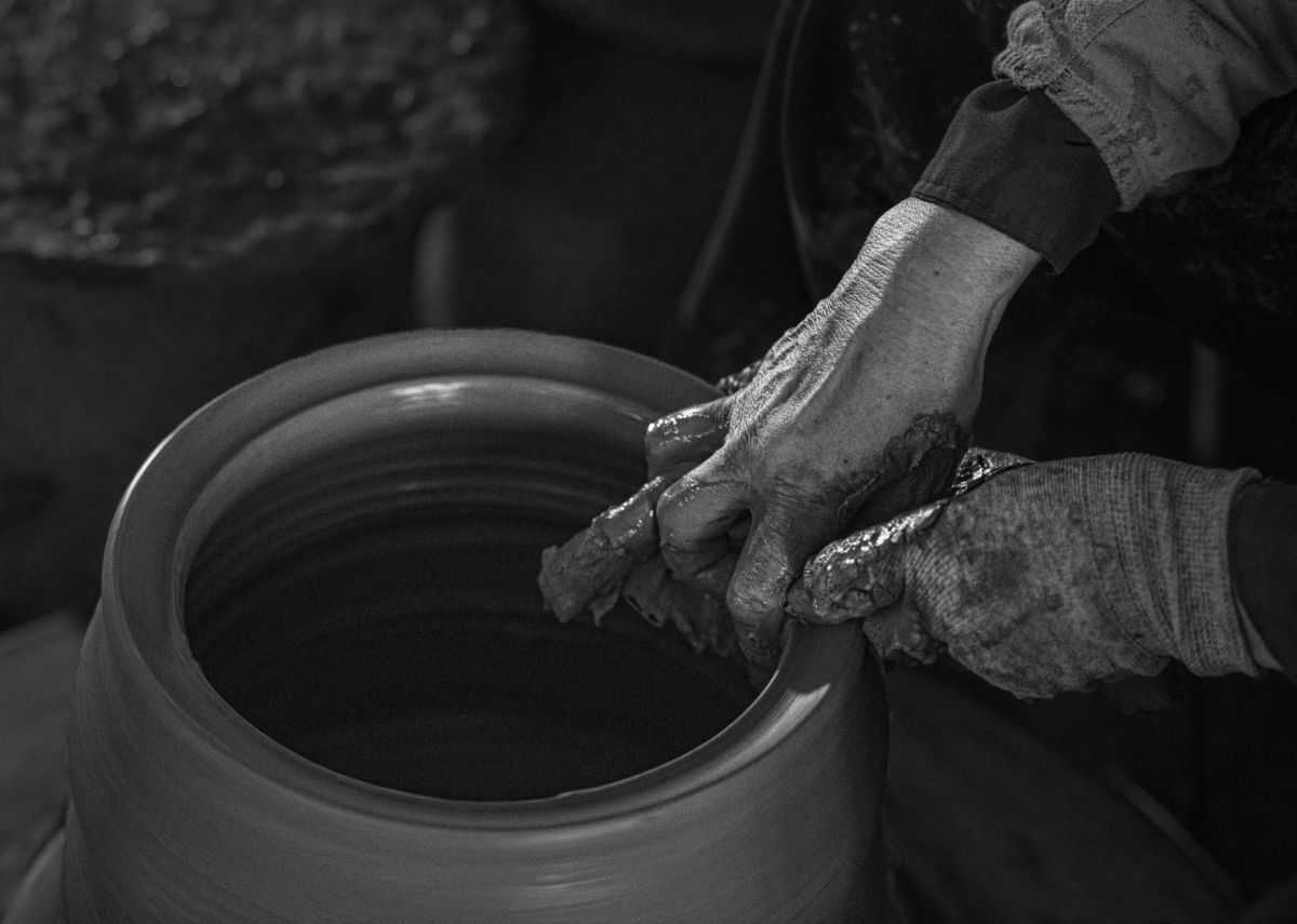 Các công đoạn làm gốm Phù Lãng