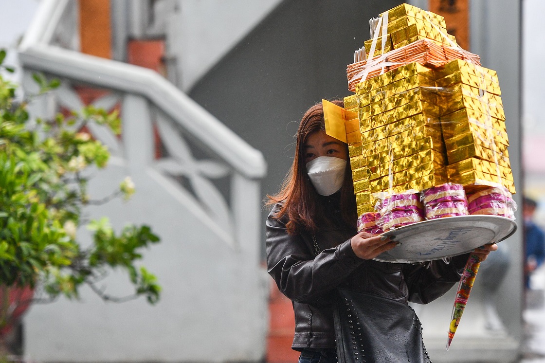 Đền Bà Chúa Kho Dâng lễ đền Bà Chúa Kho