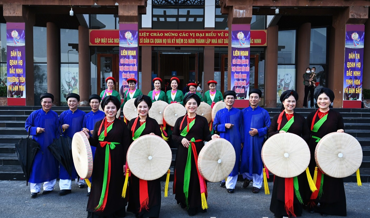 Quan họ Bắc Ninh Hát quan họ tại các sự kiện