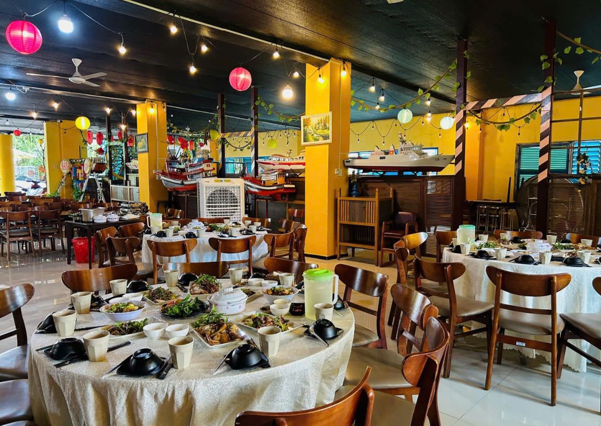 Thằn lằn núi Tây Ninh Không gian nhà hàng Sala Tây Ninh