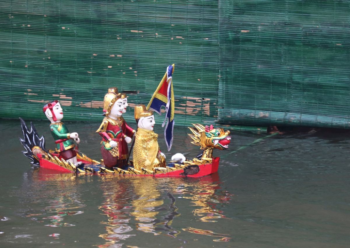 Làng rối nước Thanh Hải nổi tiếng Hải Dương cũ