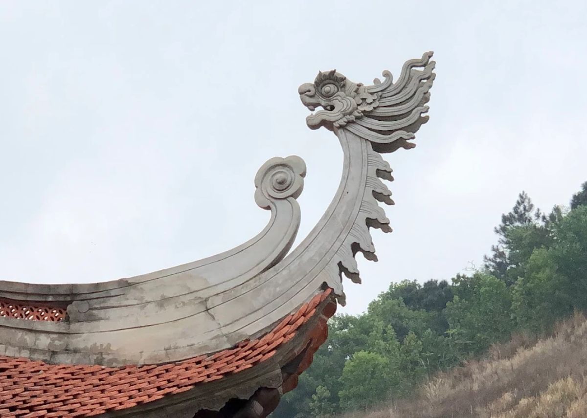 Mái chùa Dạm tinh xảo