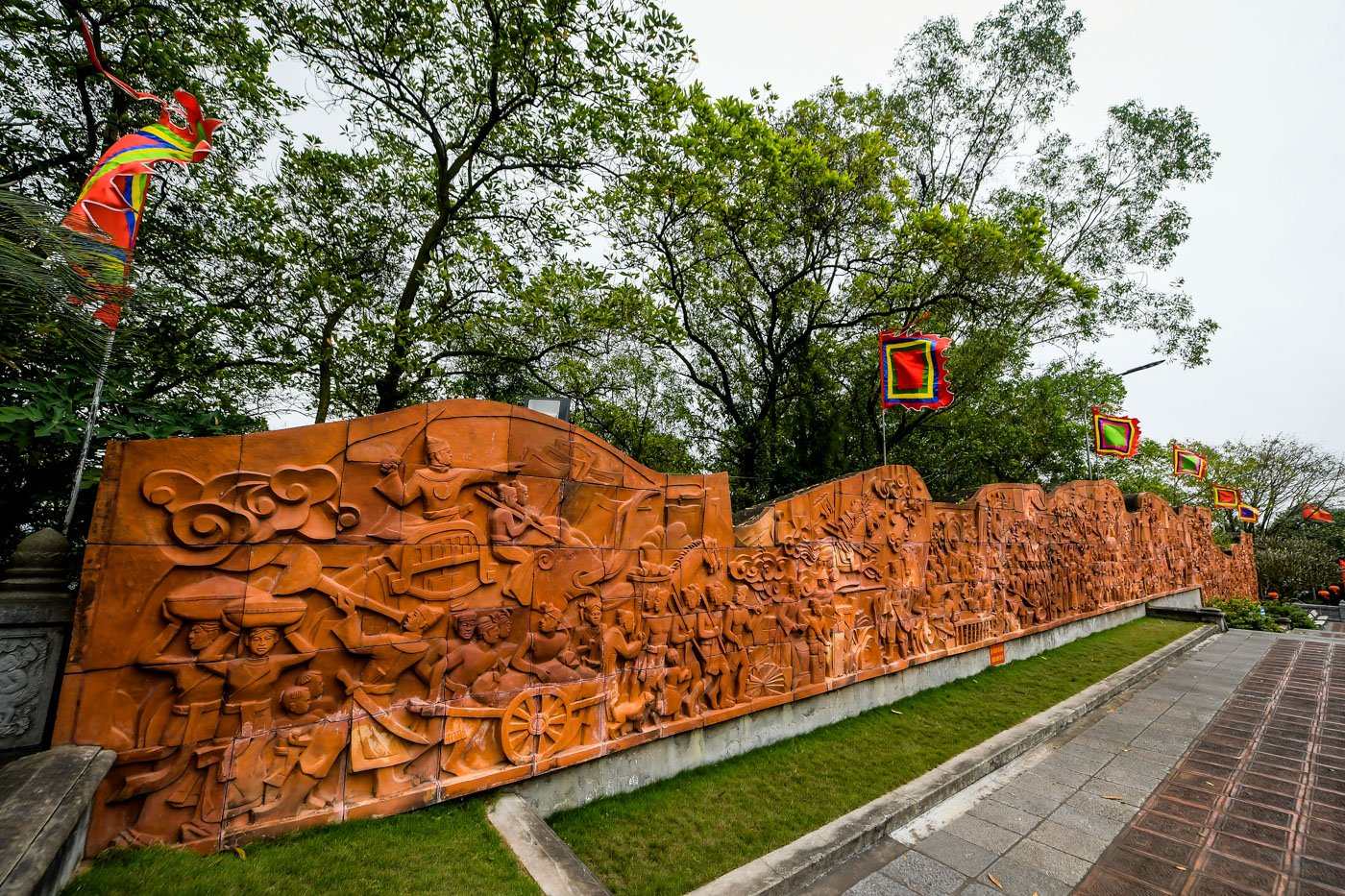 Phù điêu đền Cao An Phụ