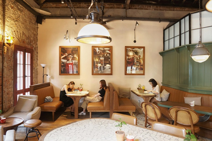 Quán cà phê yên tĩnh ở Hà Nội