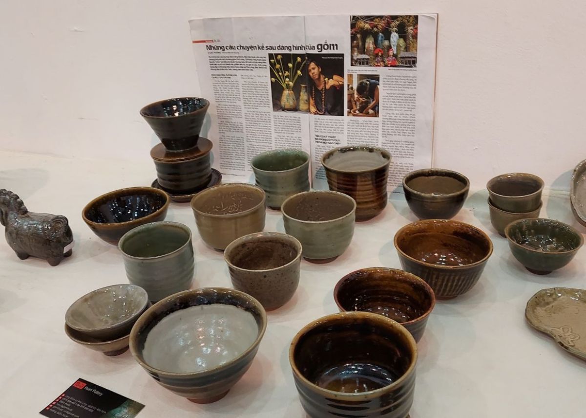 Sản phẩm gốm tại làng nghề Phù Lãng