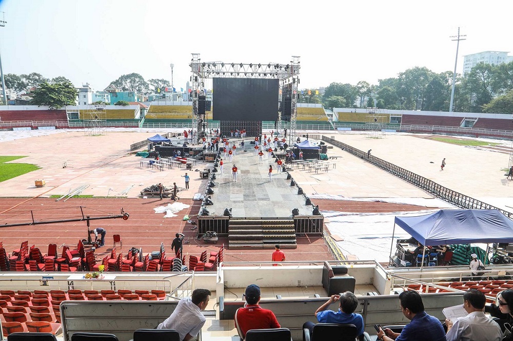 Địa điểm tổ chức sự kiện ngoài trời TPHCM sân Thống Nhất