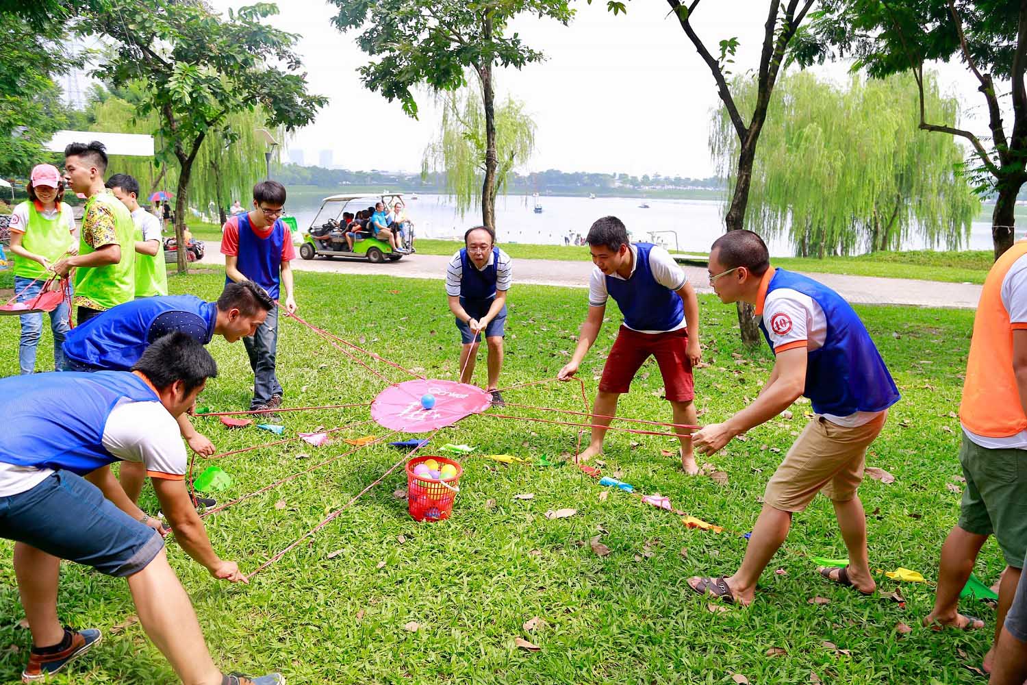 Team building Công viên Yên Sở
