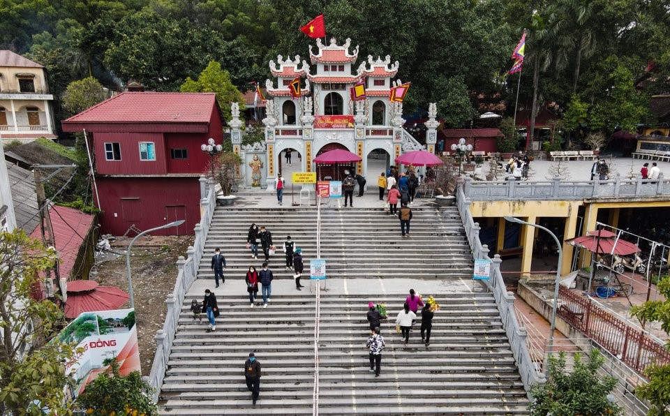 Đền Bà Chúa Kho Vị trí đền Bà Chúa Kho