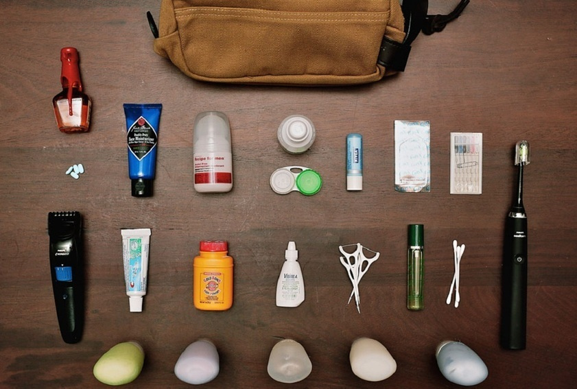 A packing list for camping on road trips needs toiletries and safety gear
