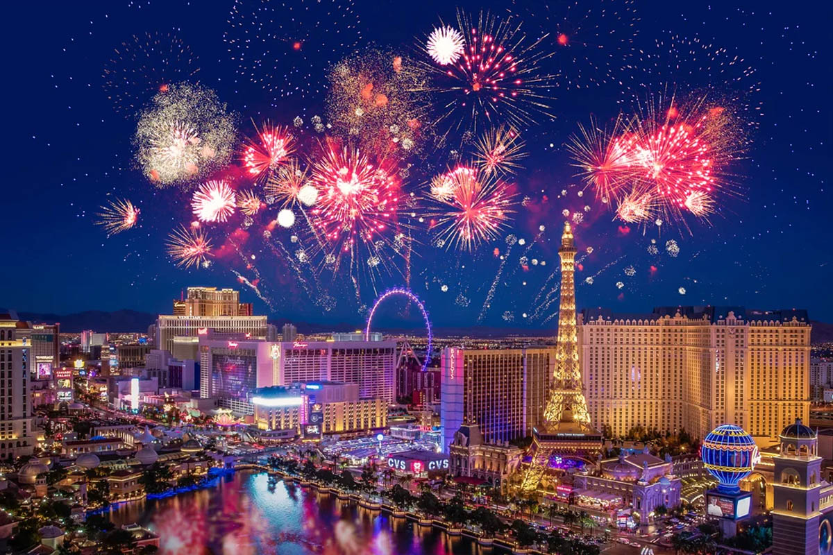 Las Vegas takes the New Year spotlight