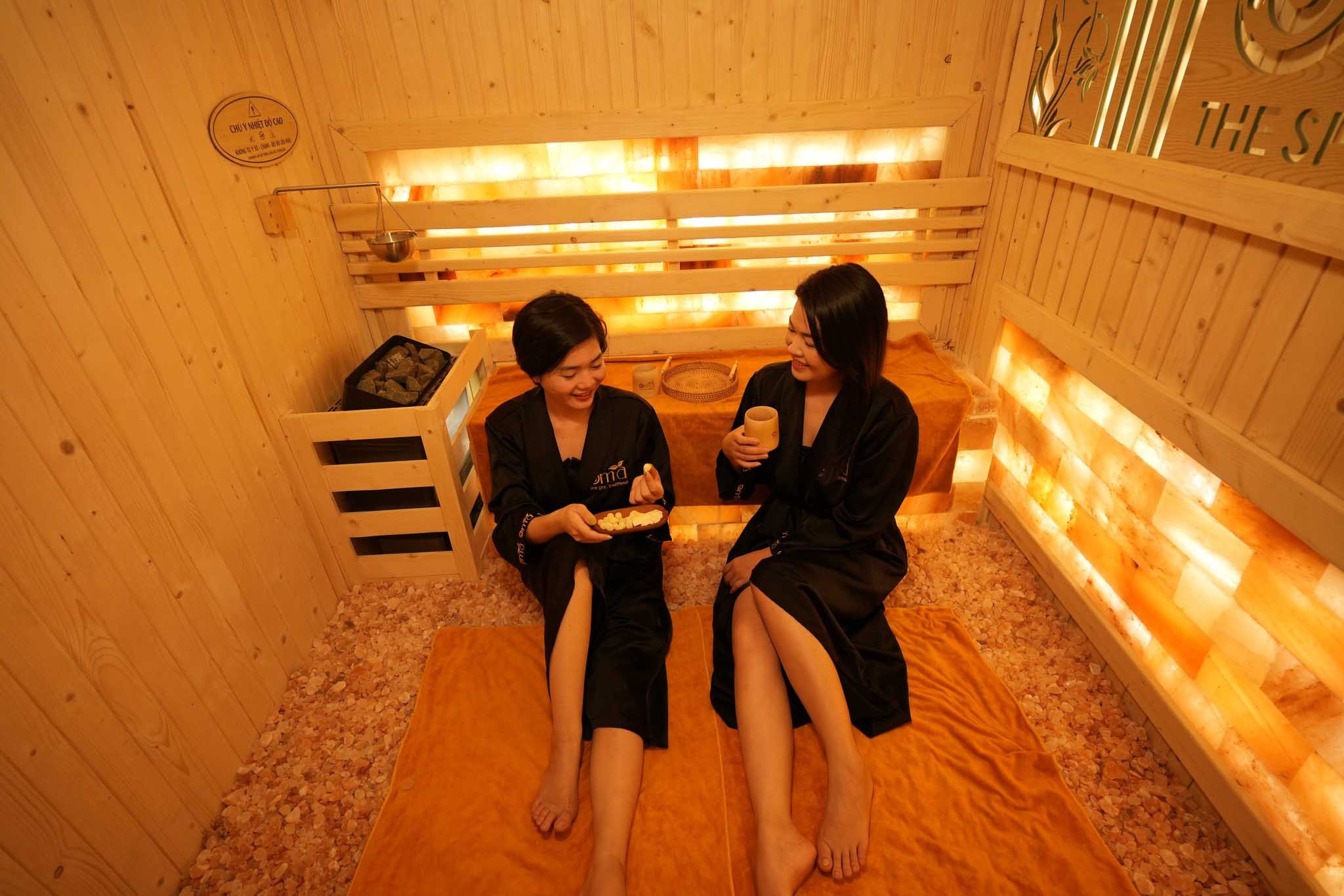 Oma - The SPA Traditional cung cấp dịch vụ xông hơi sạch sẽ
