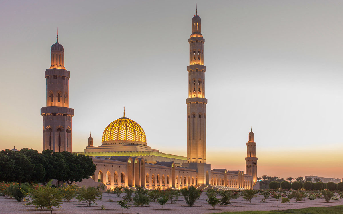 Sultan Qaboos Grand Mosque in Oman