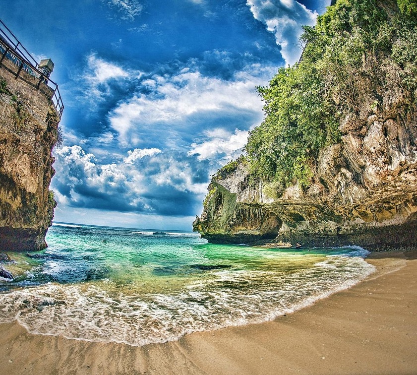 Suluban Beach one of the most beautiful beaches in Southeast Asia